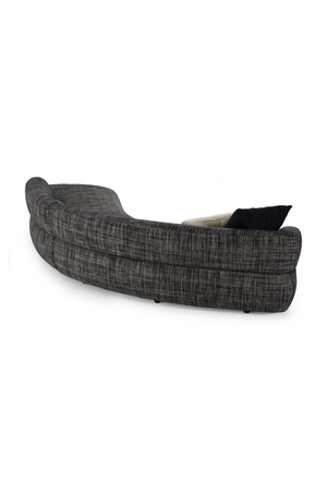   Curved Gray Sectional Sofa | Oroa.com
