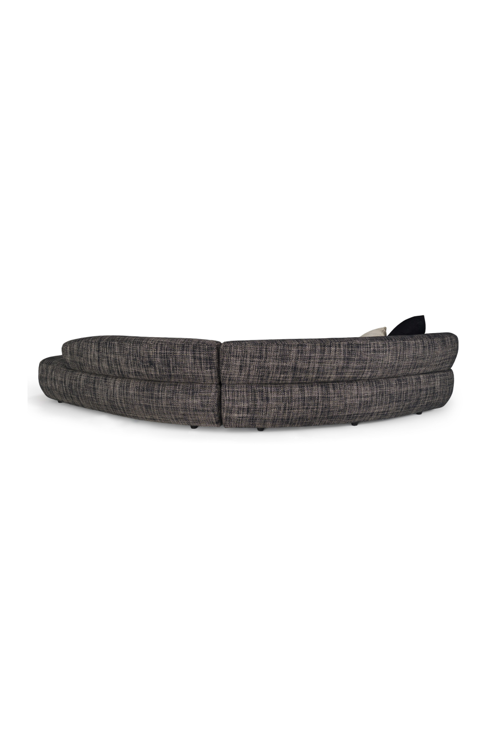   Curved Gray Sectional Sofa | Oroa.com