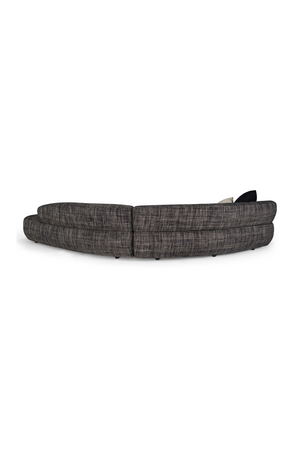   Curved Gray Sectional Sofa | Oroa.com