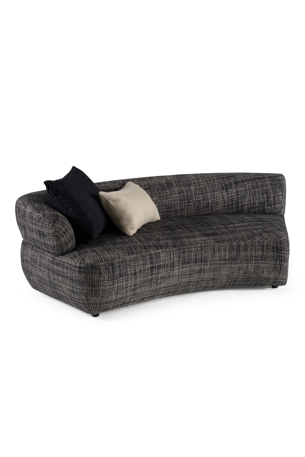   Curved Gray Sectional Sofa | Oroa.com