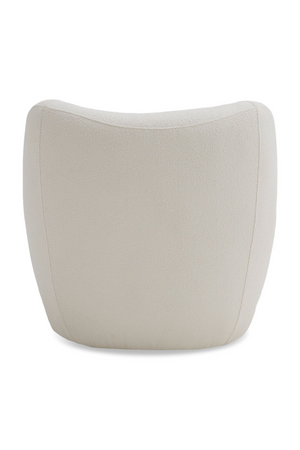   White Sloped-Back Accent Chair | Oroa.com