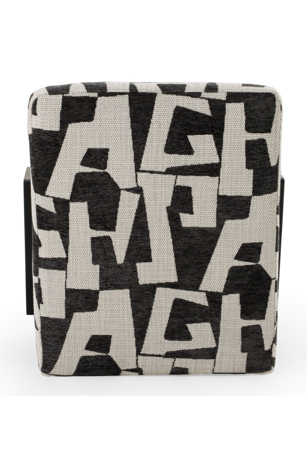   Black & White Patterned Accent Chair | Oroa.com