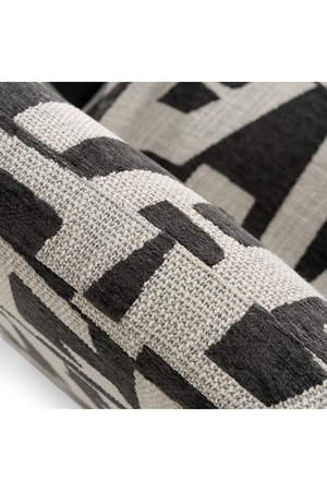   Black & White Patterned Accent Chair | Oroa.com