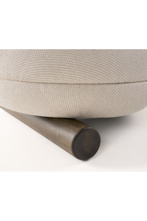   White Rounded Accent Chair | Oroa.com