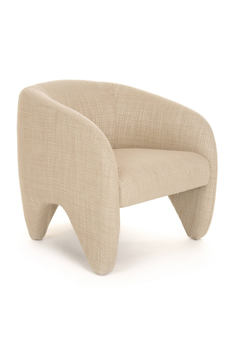   Beige Fabric Accent Chair | Oroa.com