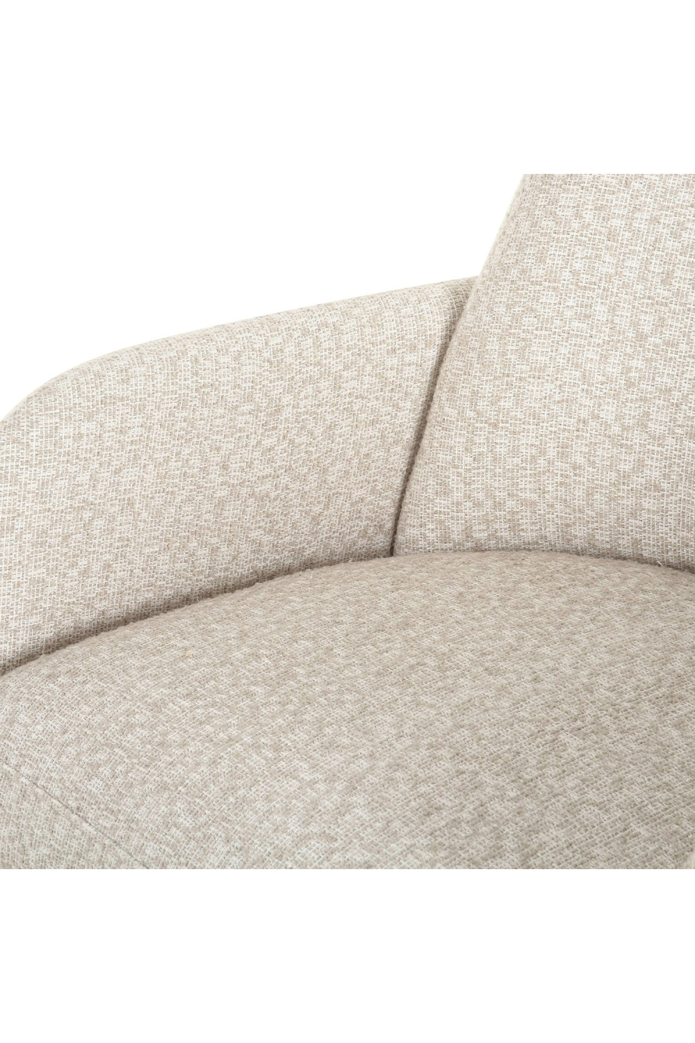  Beige Linen Dining Chair | Oroa.com