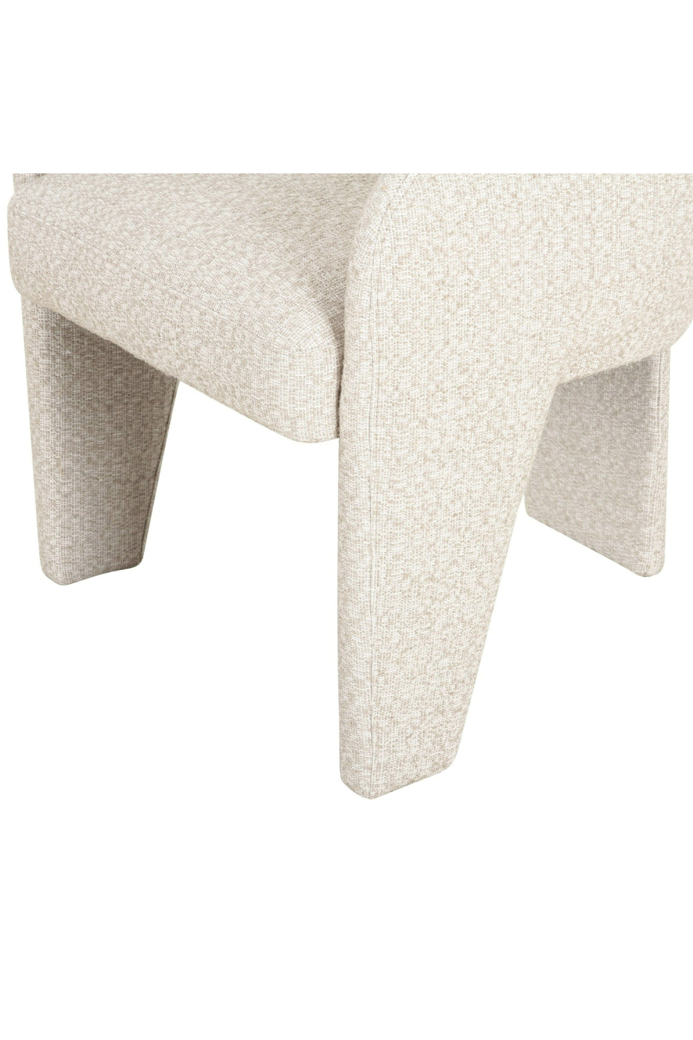   Beige Linen Dining Chair | Oroa.com