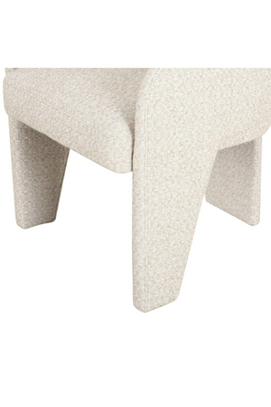   Beige Linen Dining Chair | Oroa.com