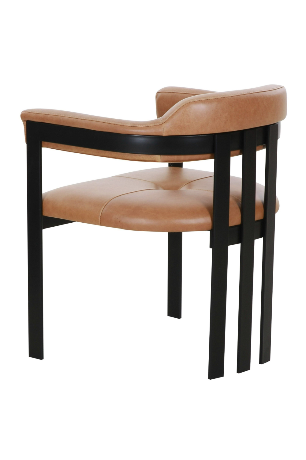   Brown Leather Dining Chair | Oroa.com