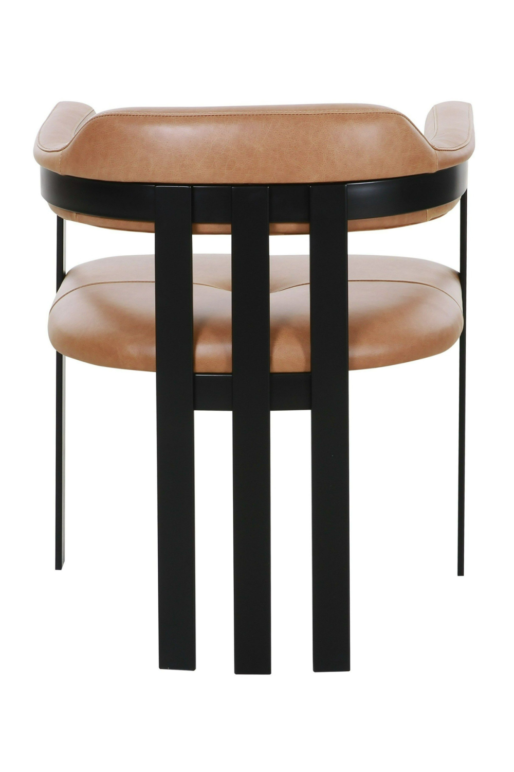   Brown Leather Dining Chair | Oroa.com