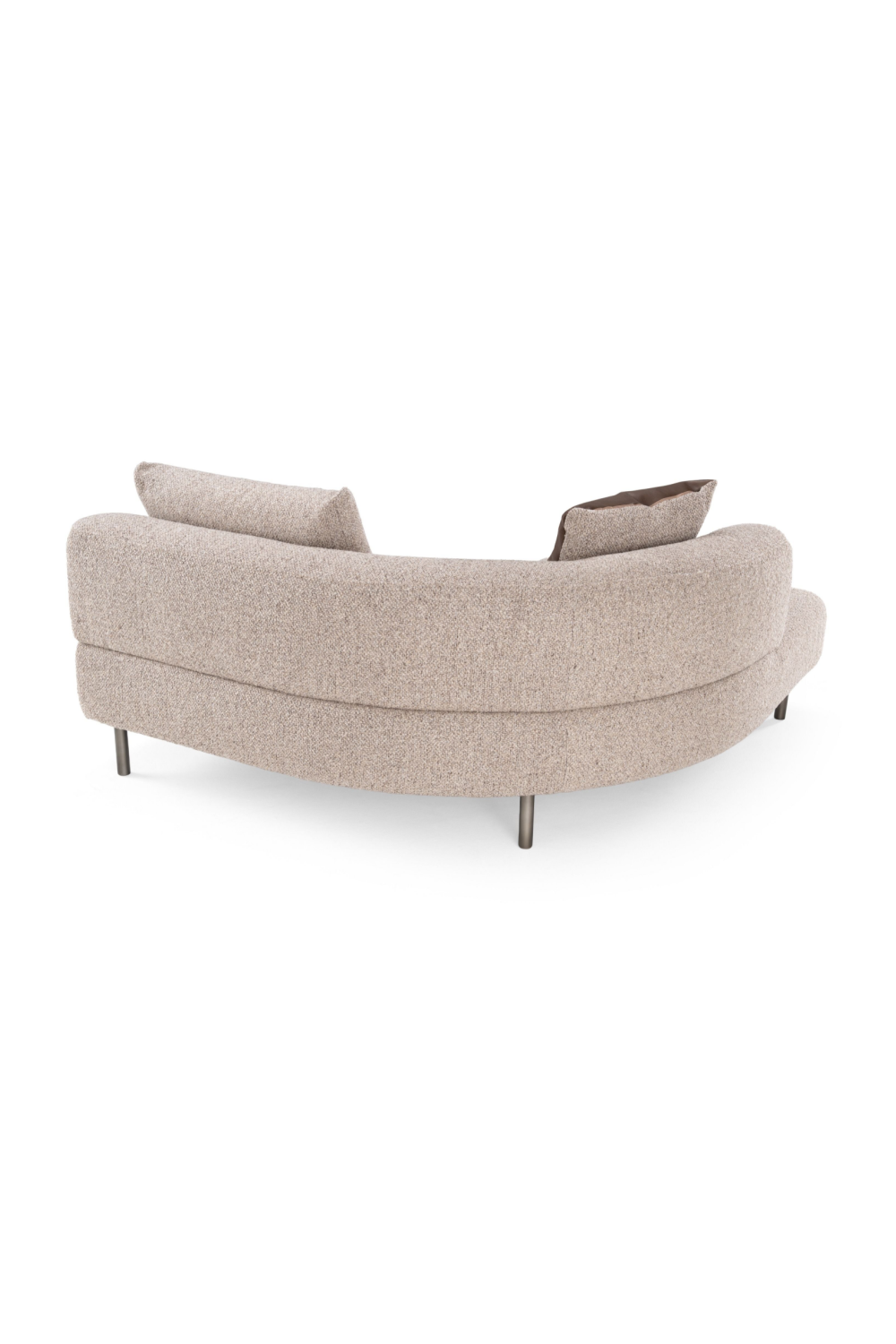   Brown Fabric Sectional Sofa | Oroa.com
