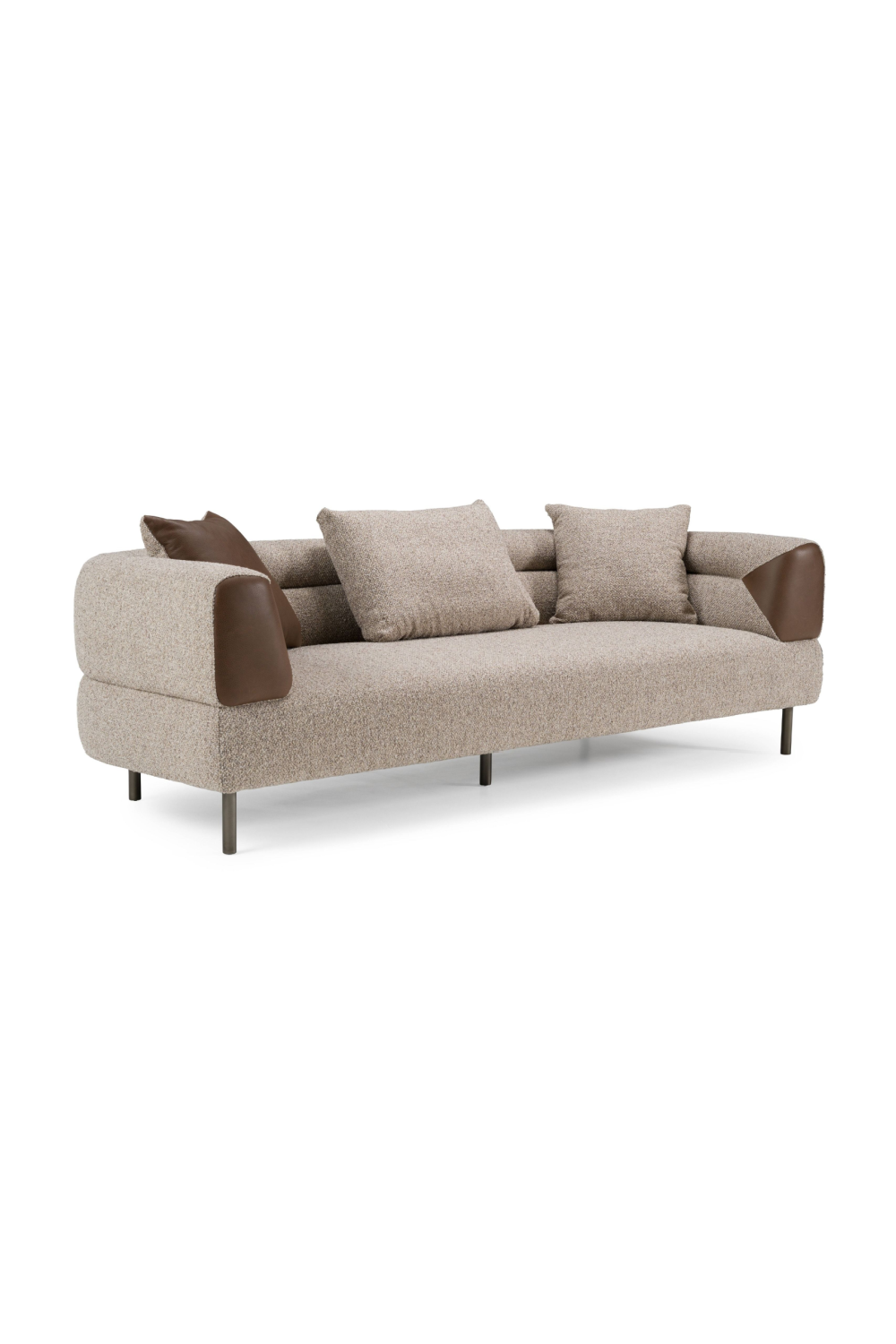   Brown Fabric Sofa | Oroa.com