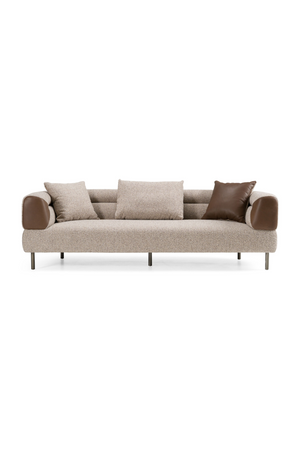   Brown Fabric Sofa | Oroa.com