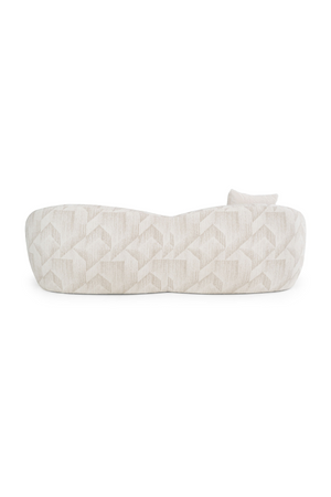   Beige Patterned Fabric Sofa | Oroa.com