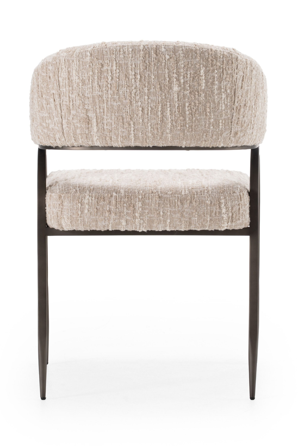   Beige Curved-Back Dining Chair | Oroa.com