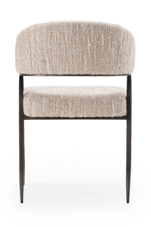  Beige Curved-Back Dining Chair | Oroa.com