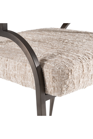   Beige Curved-Back Dining Chair | Oroa.com