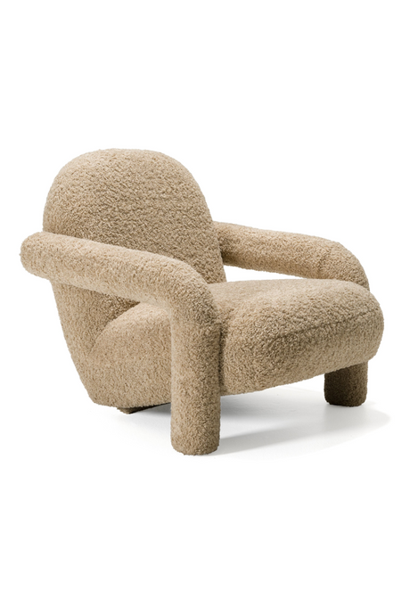   Tan Fabric Accent Chair | Oroa.com