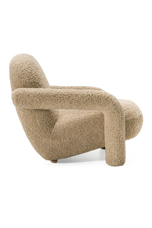   Tan Fabric Accent Chair | Oroa.com
