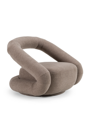  Brown Swivel Accent Chair | Oroa.com