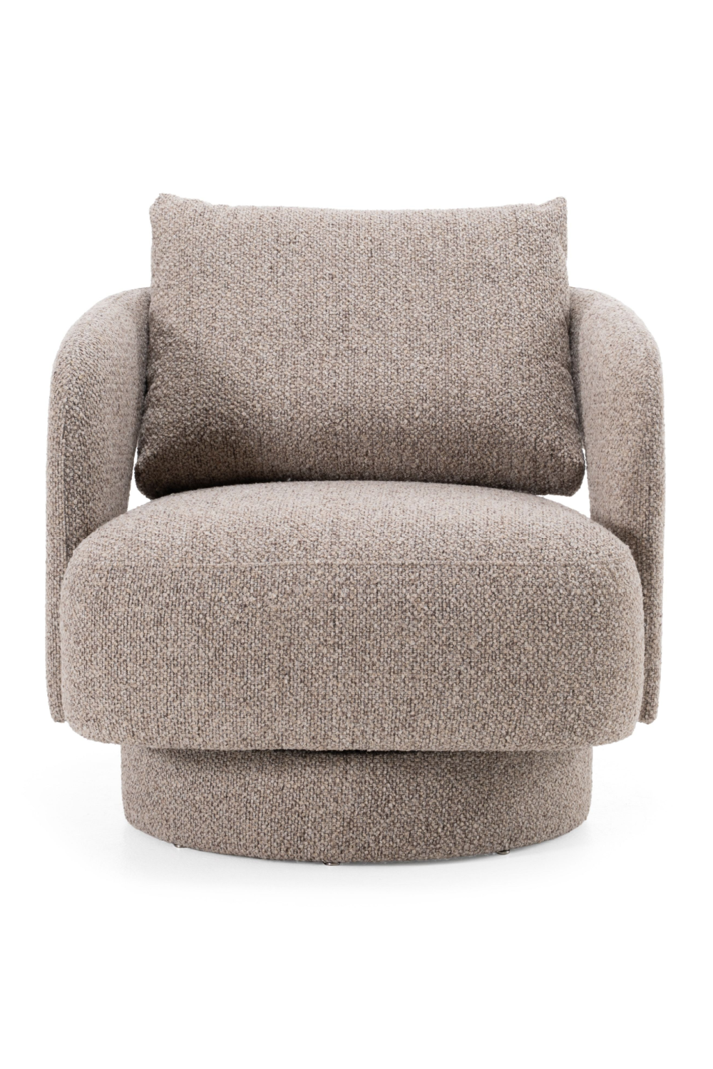   Brown Fabric Accent Chair | Oroa.com
