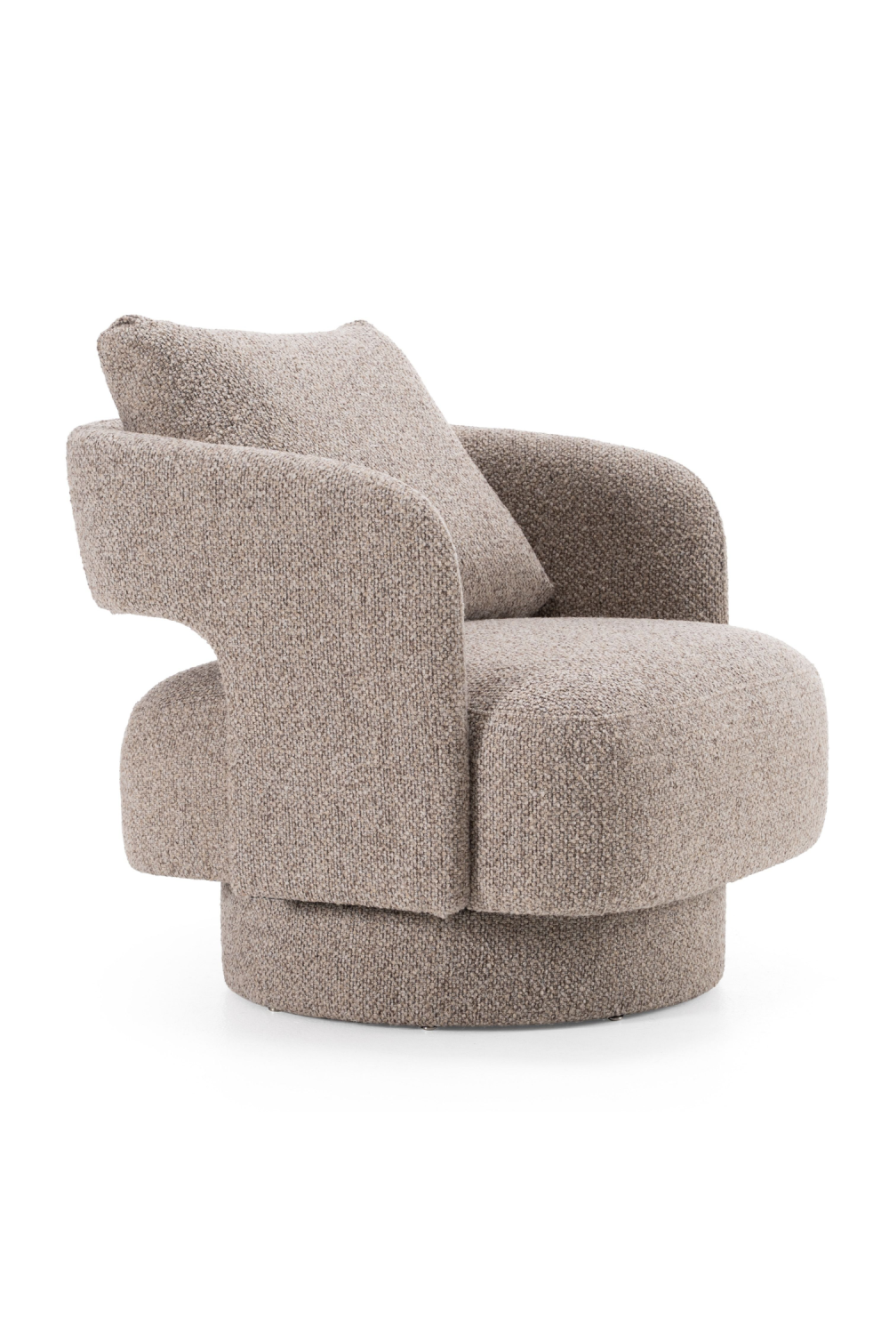   Brown Fabric Accent Chair | Oroa.com