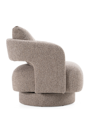   Brown Fabric Accent Chair | Oroa.com