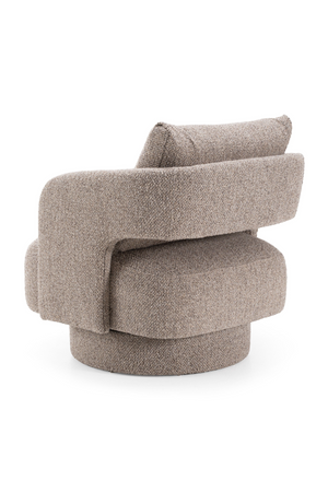   Brown Fabric Accent Chair | Oroa.com