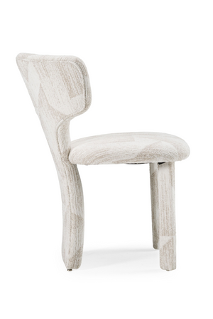   Beige Patterned Dining Chairs (2) | Oroa.com