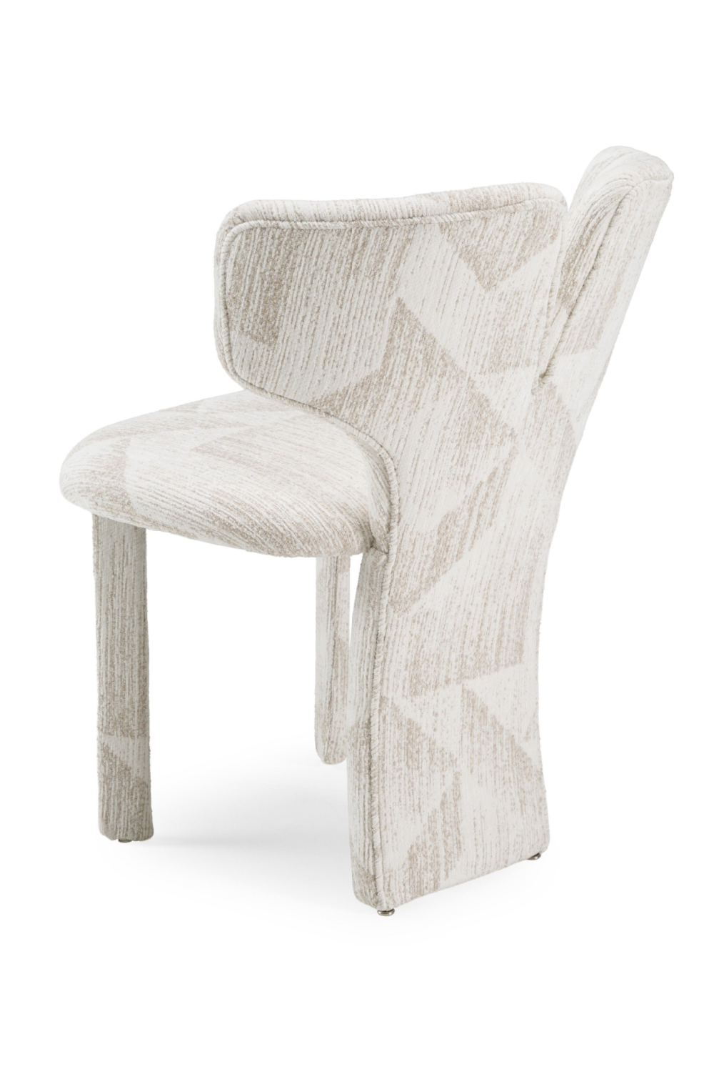  Beige Patterned Dining Chairs (2) | Oroa.com