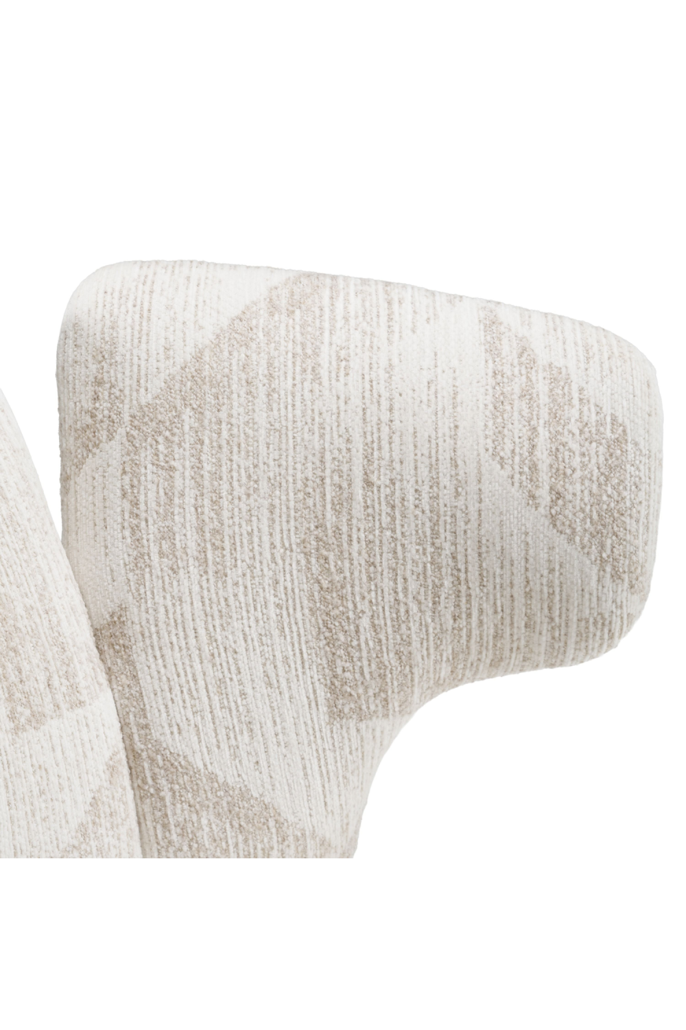   Beige Patterned Dining Chairs (2) | Oroa.com