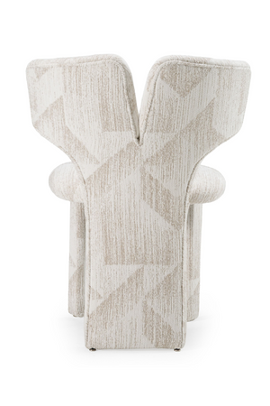   Beige Patterned Dining Chairs (2) | Oroa.com