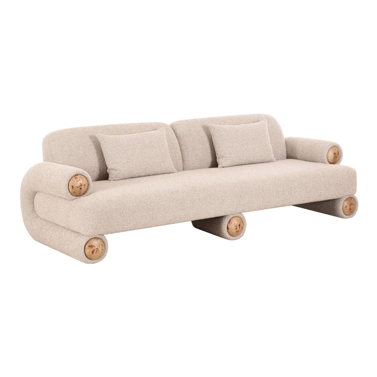   Beige Fabric Modern Sofa | Oroa.com