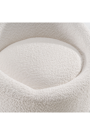   Round Upholstered Accent Chair | Oroa.com