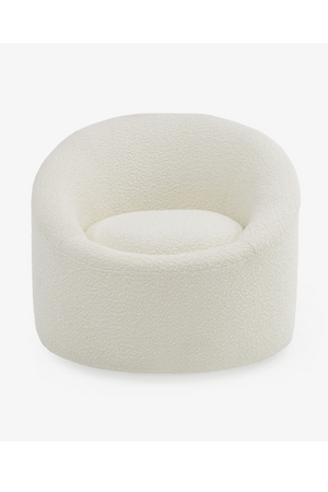   Round Upholstered Accent Chair | Oroa.com