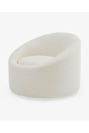   Round Upholstered Accent Chair | Oroa.com