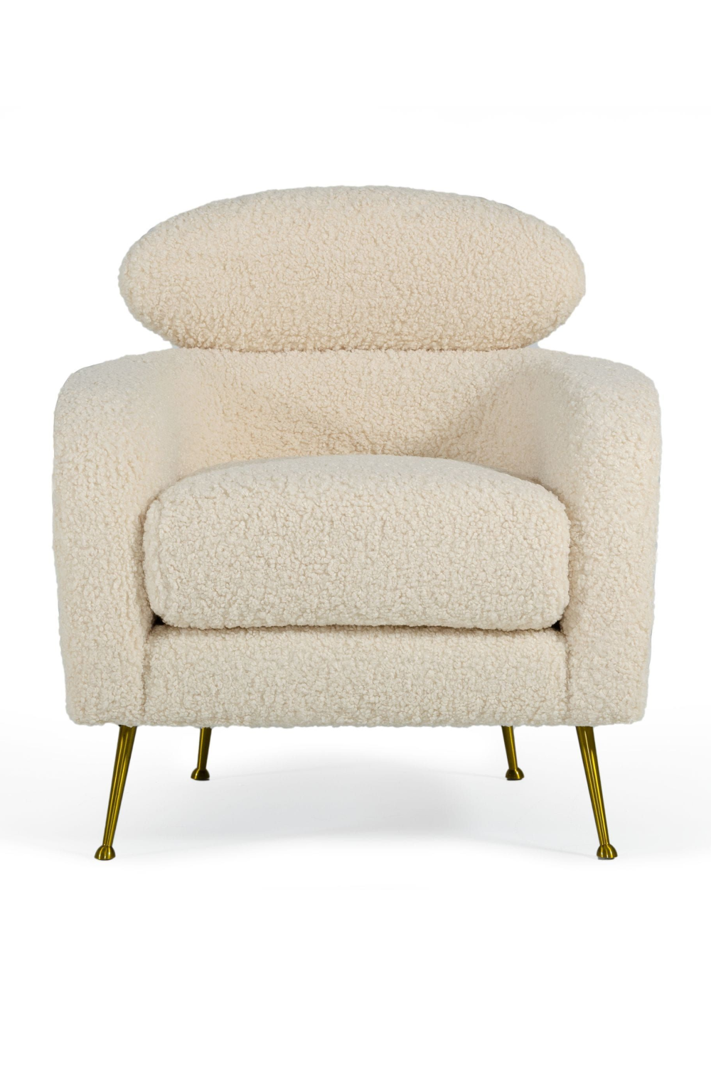   White Fur Lounge Chair | Oroa.com