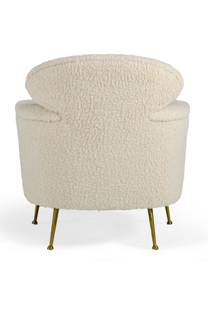   White Fur Lounge Chair | Oroa.com