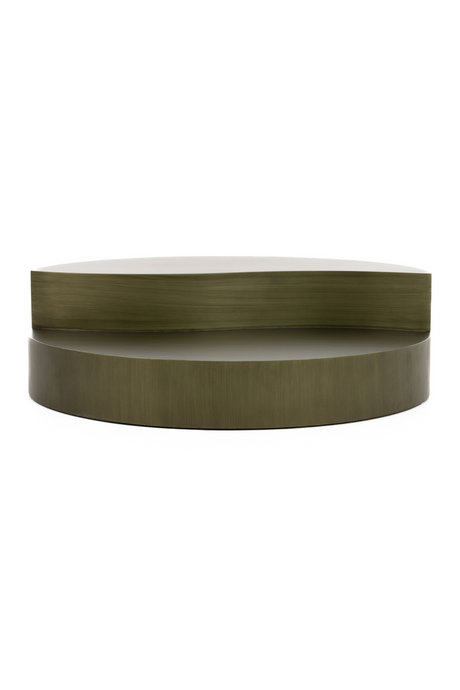   Gray Brass Tiered Coffee Table | Oroa.com