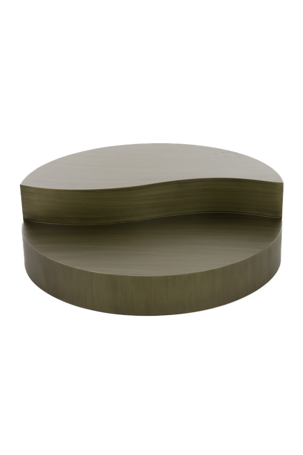   Gray Brass Tiered Coffee Table | Oroa.com