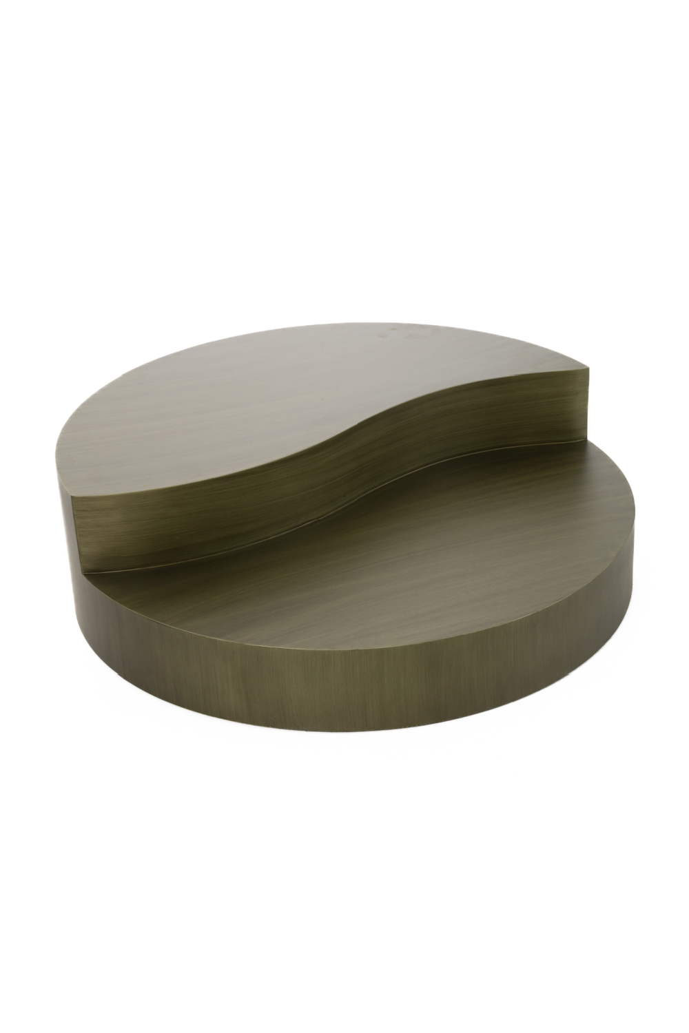  Gray Brass Tiered Coffee Table | Oroa.com