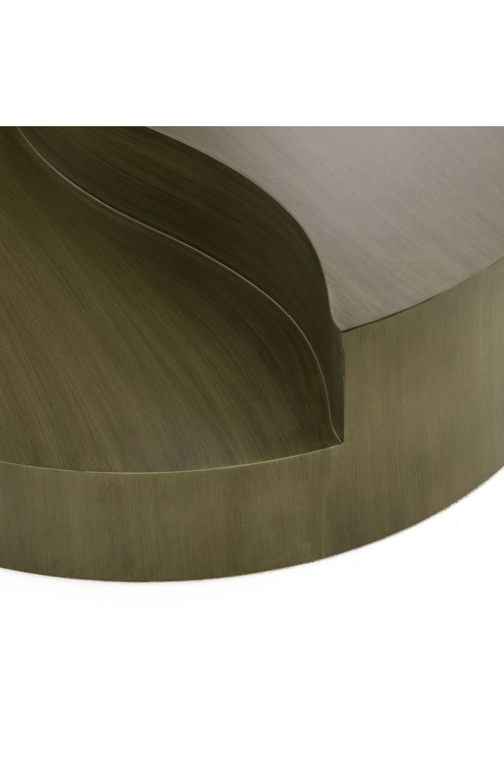   Gray Brass Tiered Coffee Table | Oroa.com