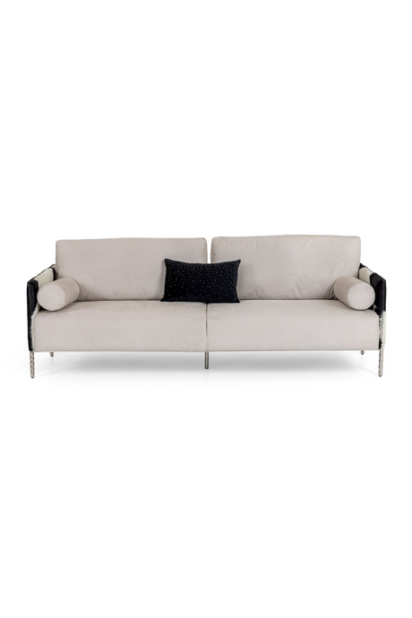   Gray Cowhide Sofa | Oroa.com