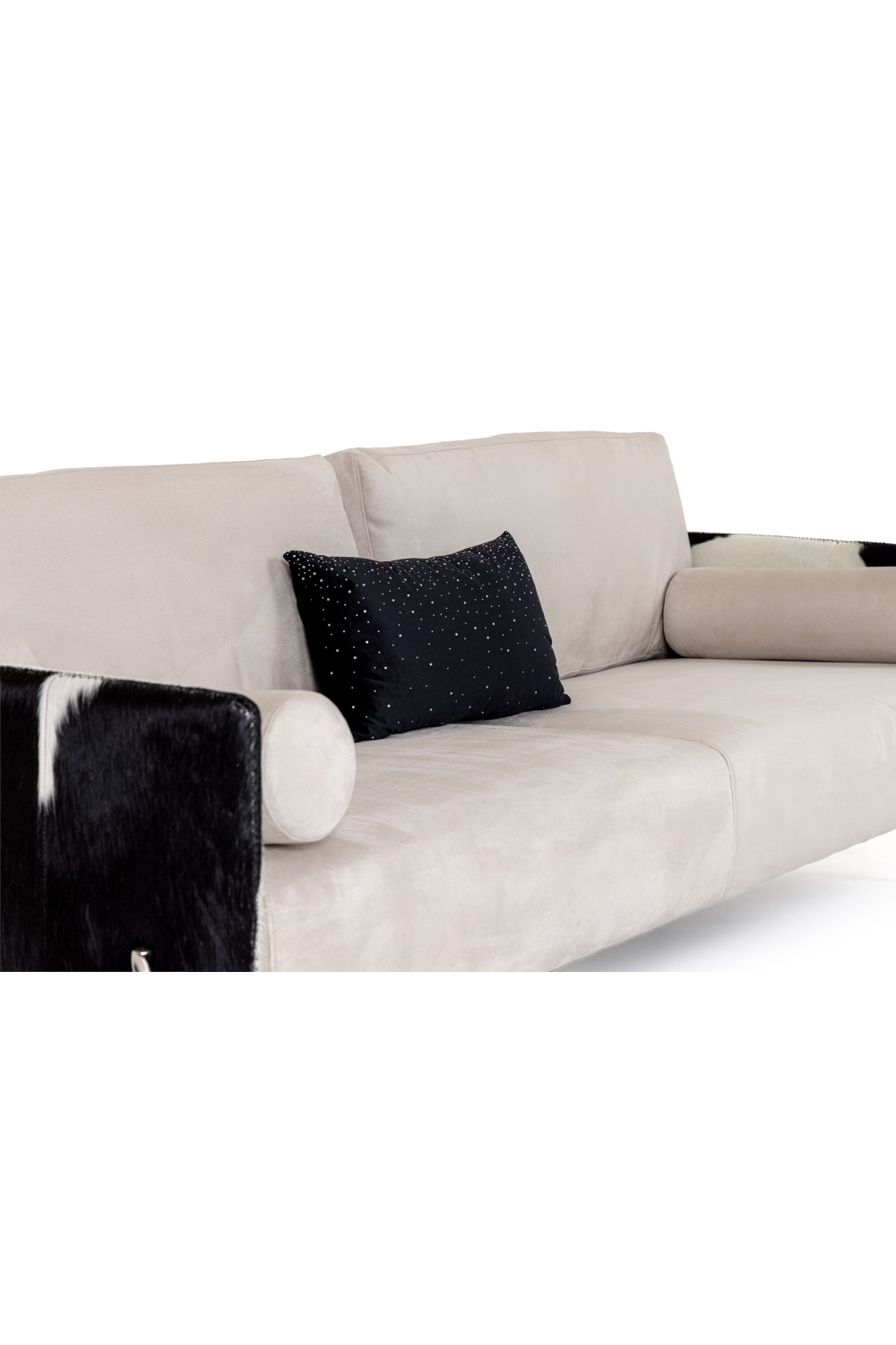  Gray Cowhide Sofa | Oroa.com