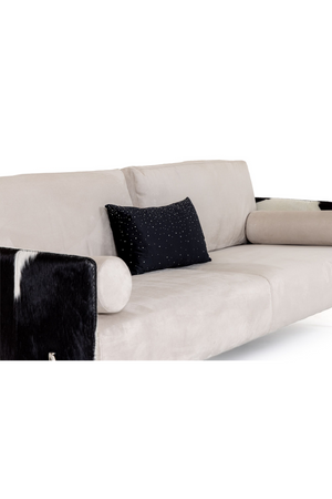   Gray Cowhide Sofa | Oroa.com