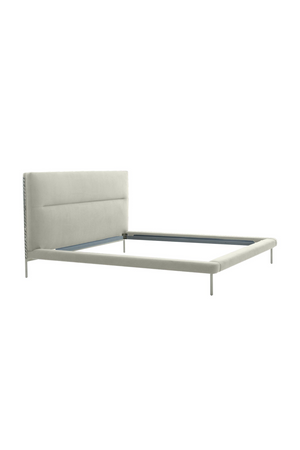   Cream Woven Fabric Bed | Oroa.com