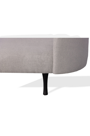   Gray 2-Seater Chaise Lounge | Oroa.com