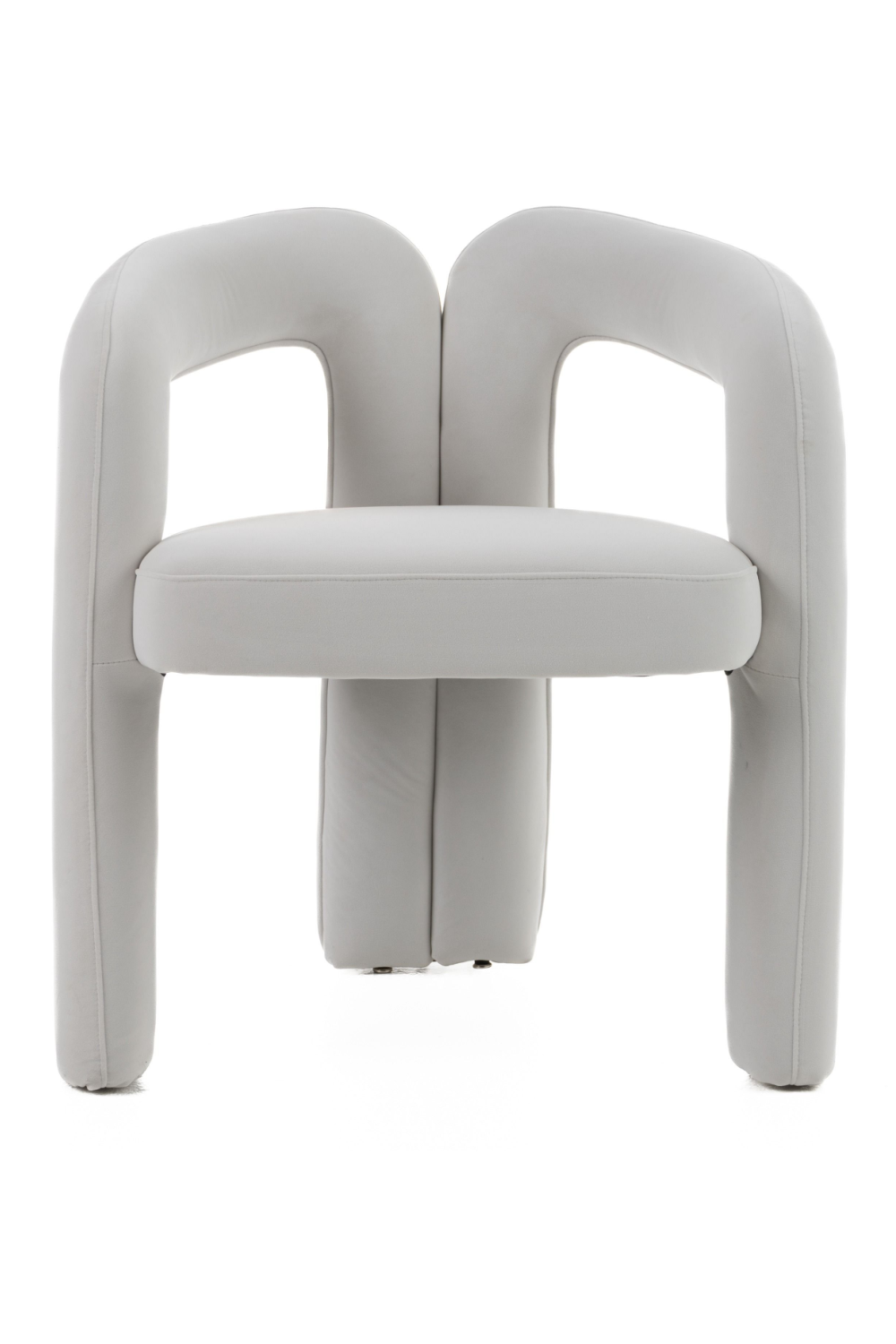   White Velvet Dining Chair | Oroa.com