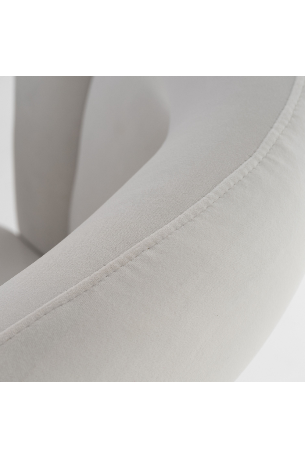   White Velvet Dining Chair | Oroa.com