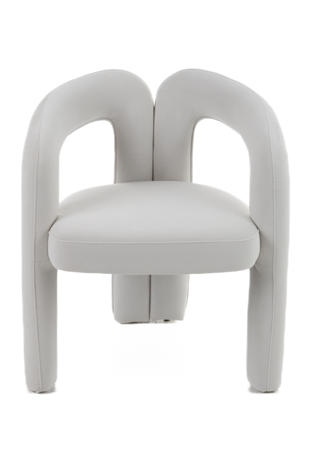   White Velvet Dining Chair | Oroa.com